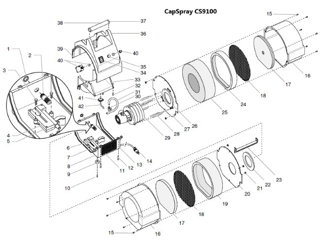 Titan Capspray 9100 Turbine Motor